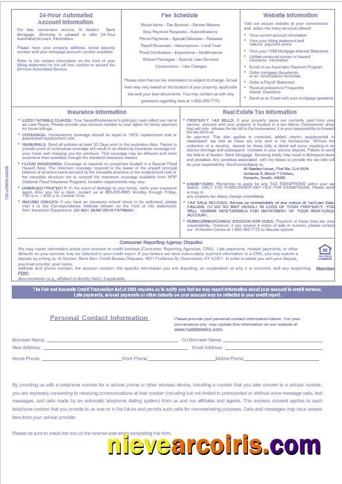 Sudanese Al Neelen Bank mortgage statement, 3 pages 3
